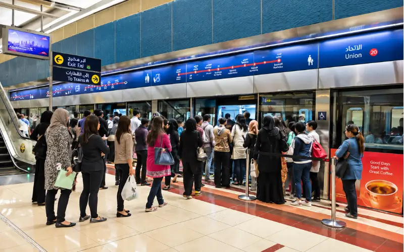 Union Metro Station Timings