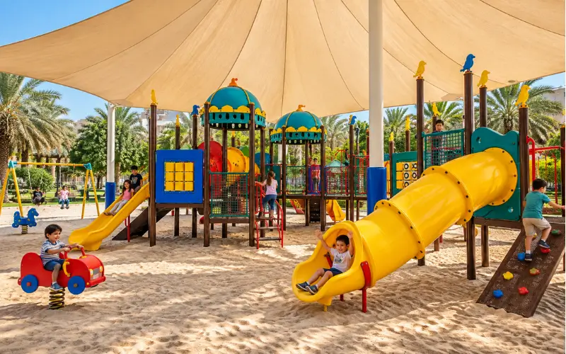 Children's Play Area at Al Mahatta Park